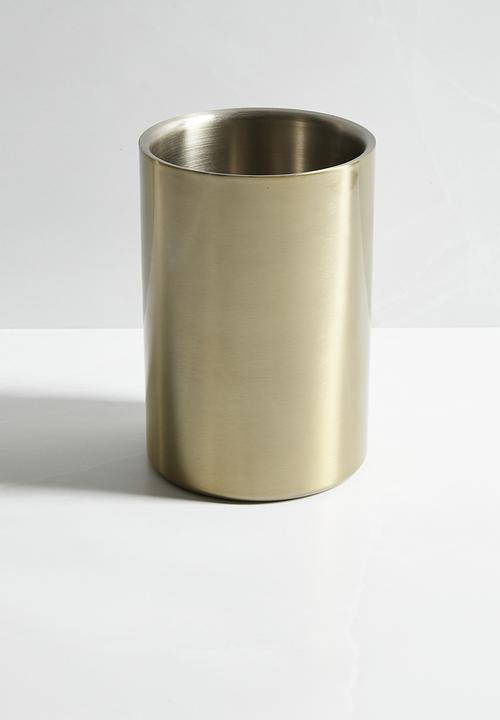 Sixth Floor - Biblos Wine bottle chiller- Brass