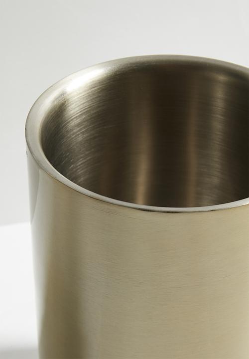 Sixth Floor - Biblos Wine bottle chiller- Brass