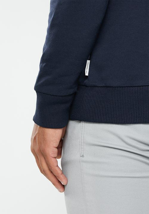 Ben Sherman - Stripe crew sweater - navy