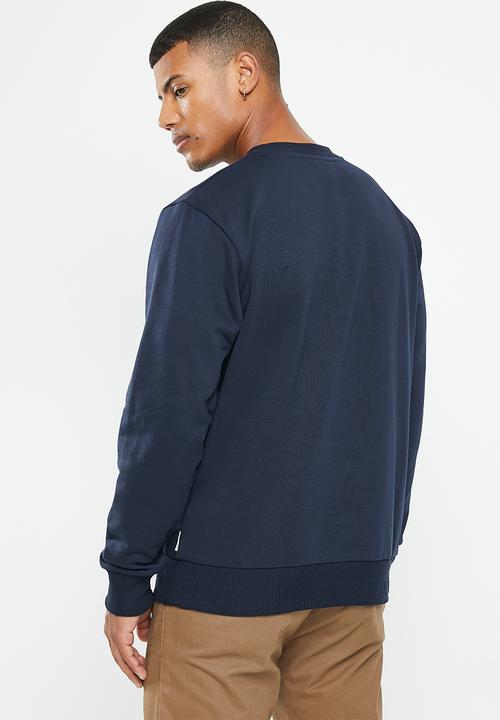 Ben Sherman - TARGET CREW SWEATER L/S - NAVY