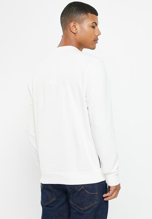 Ben Sherman - Stripe crew sweater - ivory