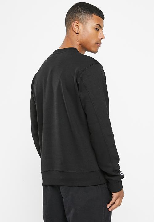 JEEP - Logo applique crew neck - black