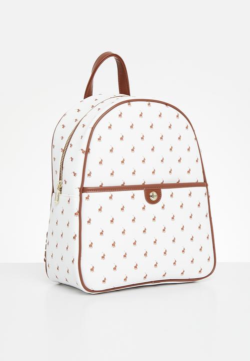 POLO - Monticello-backpack-white