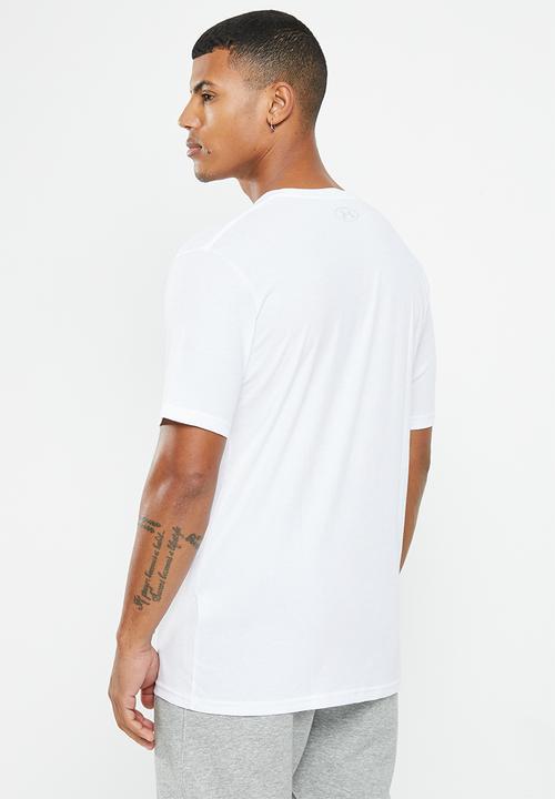 Under Armour - Ua team issue wordmark short sleeve - white