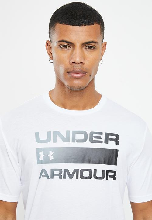 Under Armour - Ua team issue wordmark short sleeve - white