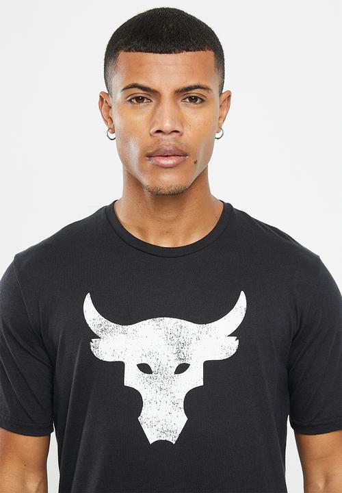 Under Armour - Ua project rock brahma bull short sleeve - black