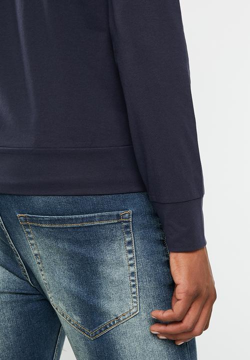 Valenta - Stefano long sleeve T-shirt - navy