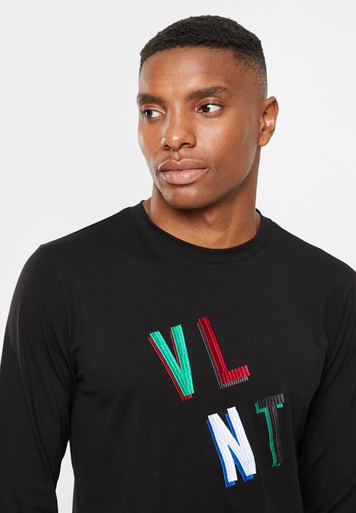 Valenta - Luca long sleeve T-shirt - black