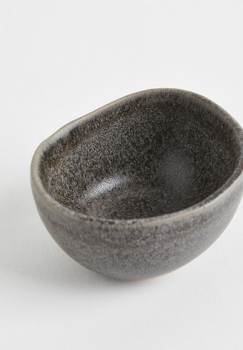 H&M - Small stoneware bowl - dark brown