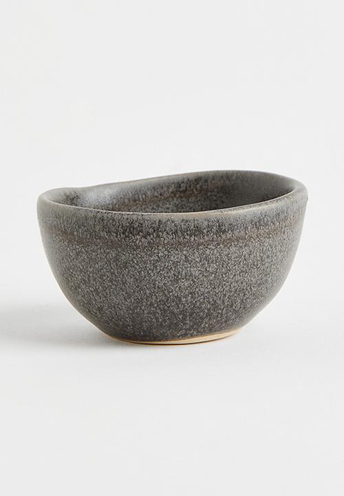 Small stoneware bowl - dark brown