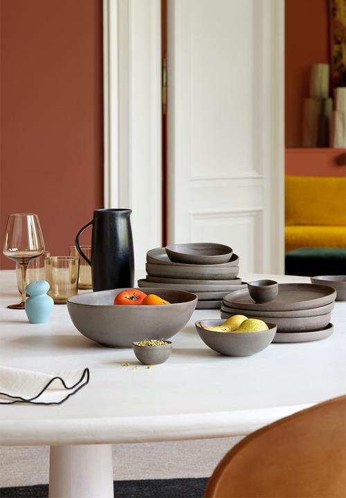 H&M - Small stoneware bowl - dark brown