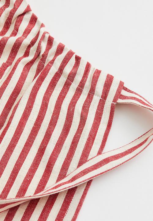 H&M - Striped apron - red/striped