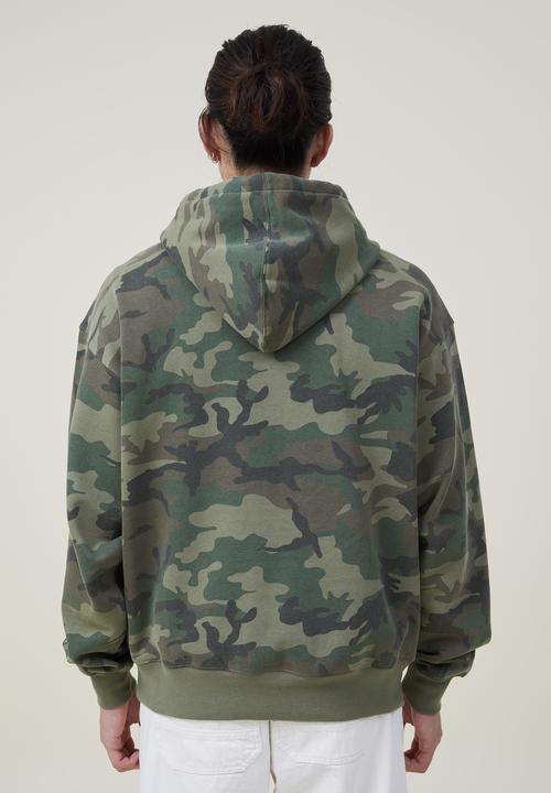 Cotton On - Oversized hoodie - camo 