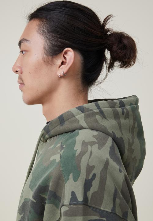 Cotton On - Oversized hoodie - camo 