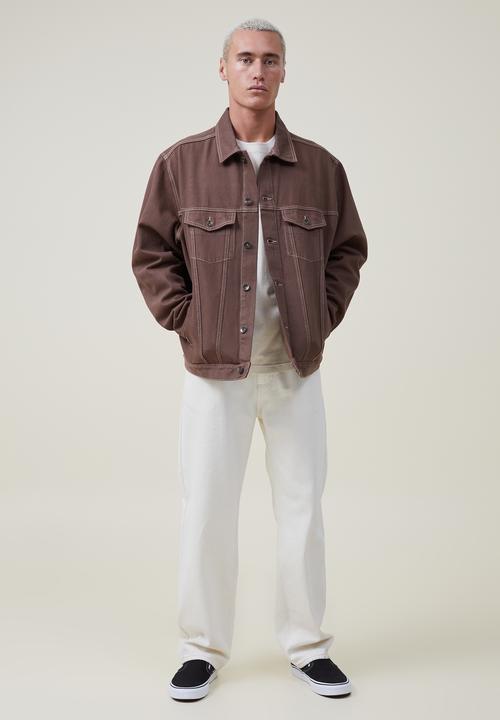 Cotton On - Seattle trucker jacket - brown 