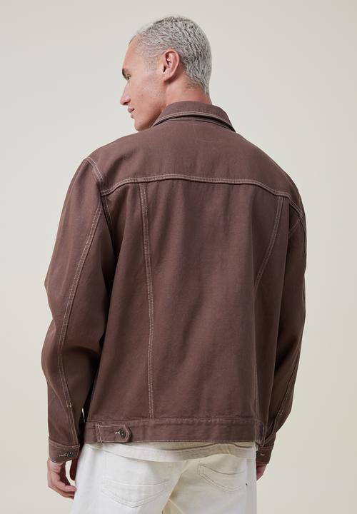 Cotton On - Seattle trucker jacket - brown 