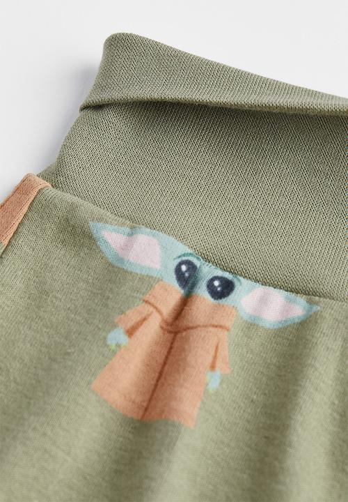 H&M - 3-Piece jersey set - khaki green/star wars