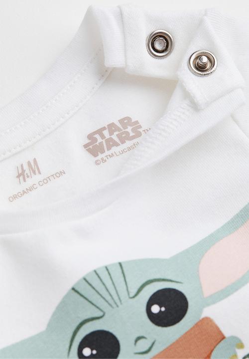 H&M - 3-Piece jersey set - khaki green/star wars