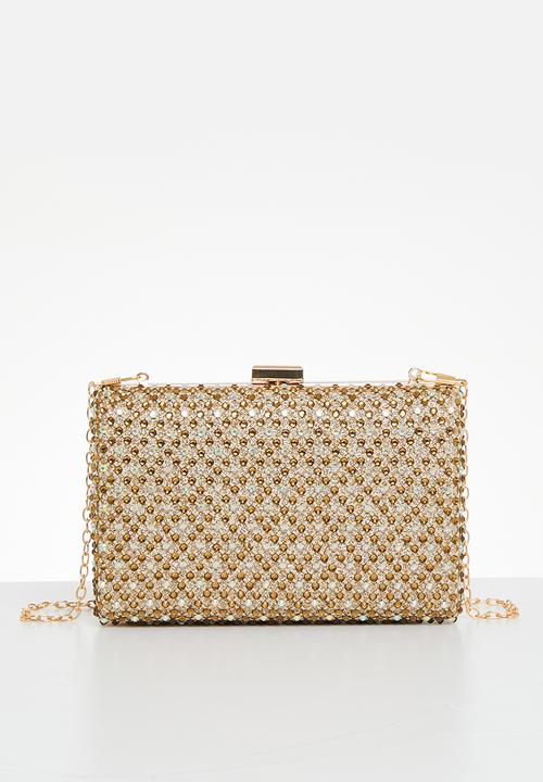 MILLA - Leighton clutch bag - gold