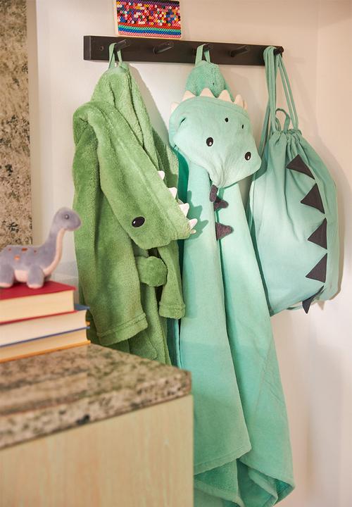 H&M - Dressing gown - green/dinosaur 