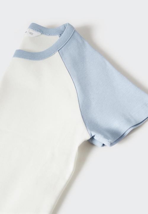 MANGO - T-shirt insti - blue