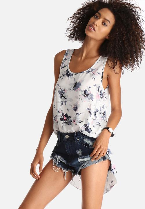 Glamorous - Feather Print Top