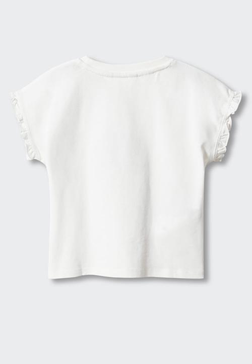 MANGO - T-Shirt caracol - off white