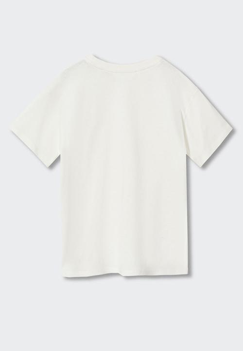 MANGO - T-Shirt ballbugs - white