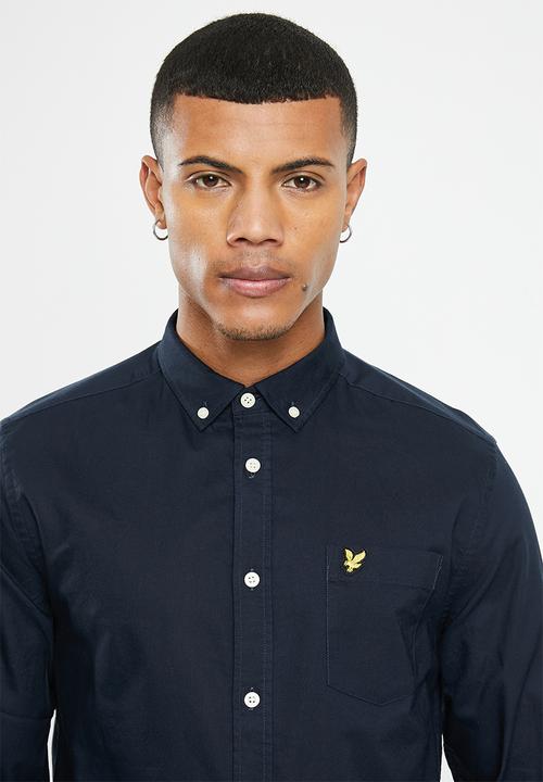 Lyle & Scott - Oxford shirt - navy