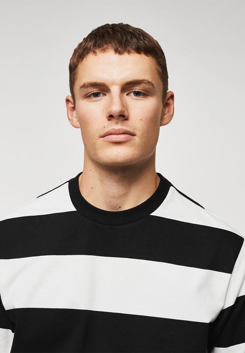 MANGO - T-shirt mag - black