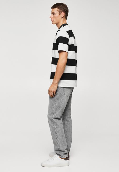 MANGO - T-shirt mag - black