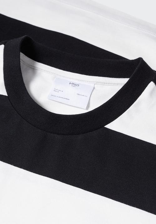 MANGO - T-shirt mag - black