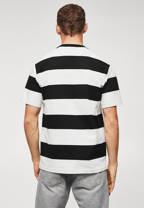 MANGO - T-shirt mag - black
