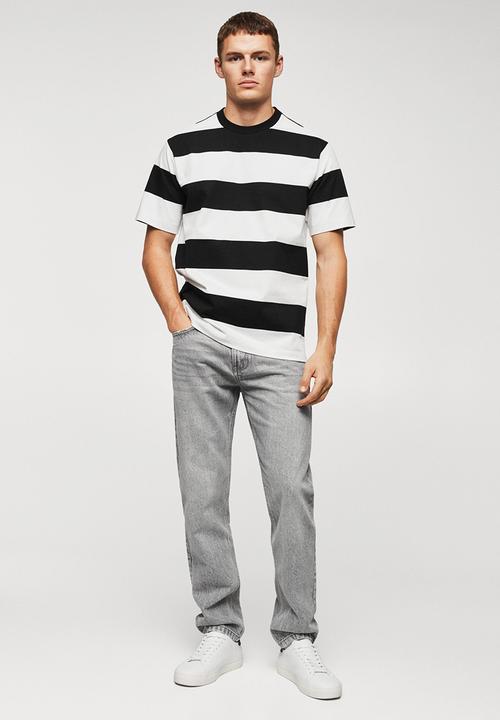 MANGO - T-shirt mag - black
