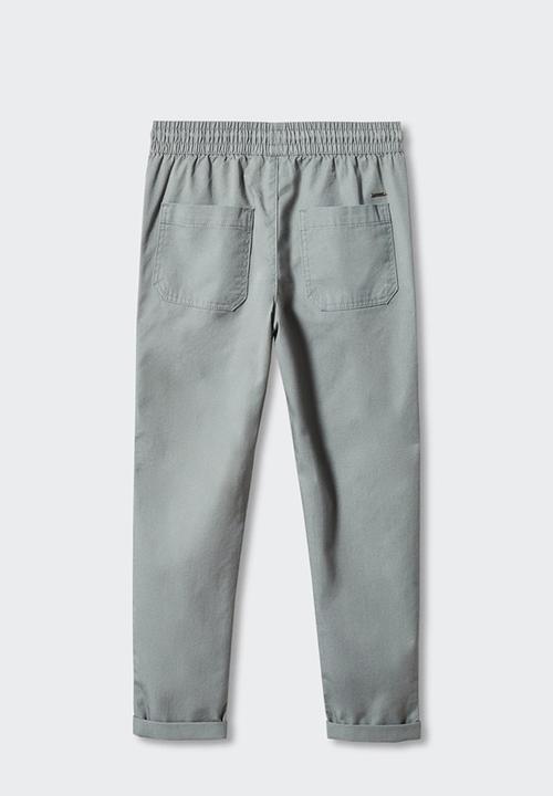 MANGO - Trousers franky4 - green