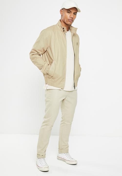 Lyle & Scott - Harrington jacket - stone
