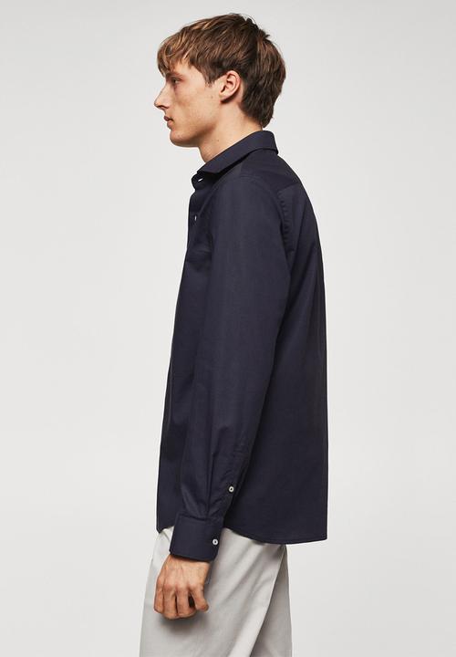 MANGO - Shirt play - navy