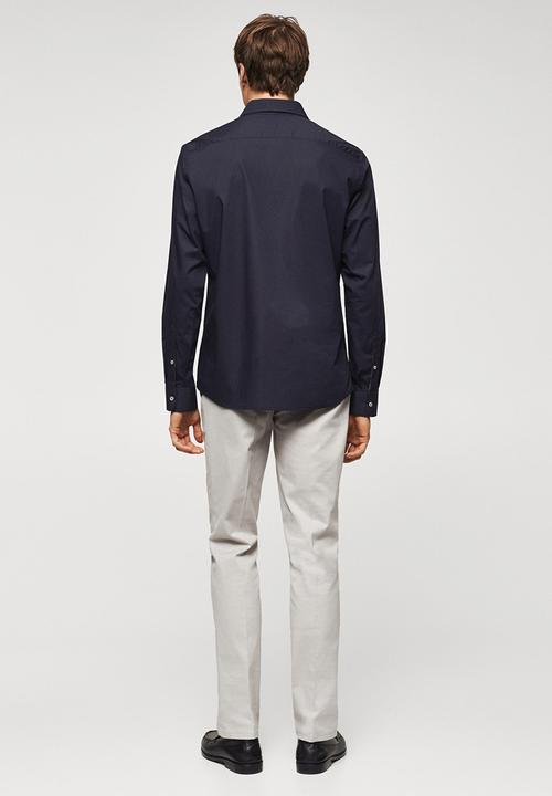 MANGO - Shirt play - navy