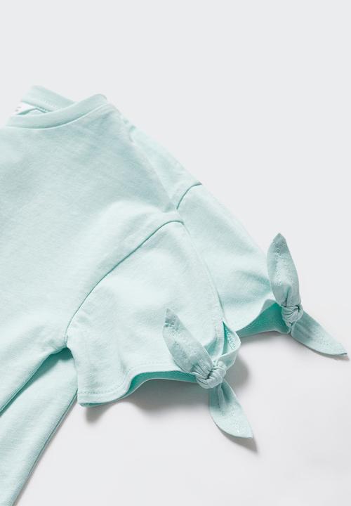 MANGO - T-Shirt Heart - Green