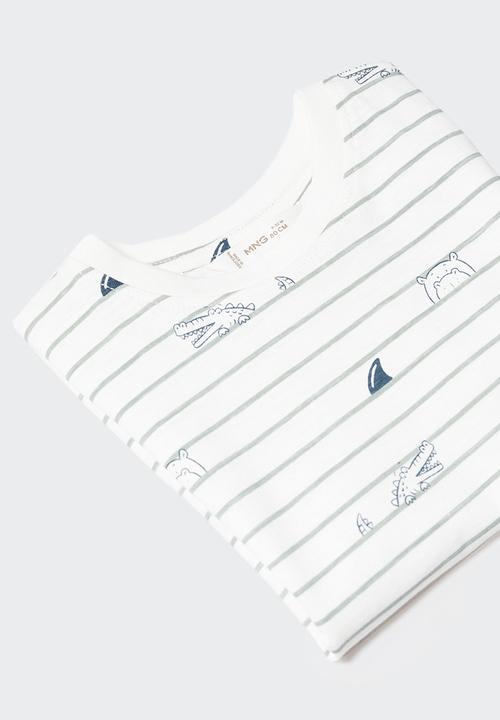 MANGO - T-Shirt coco - white