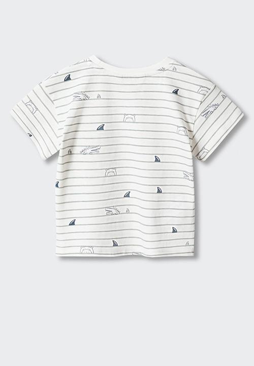 MANGO - T-Shirt coco - white