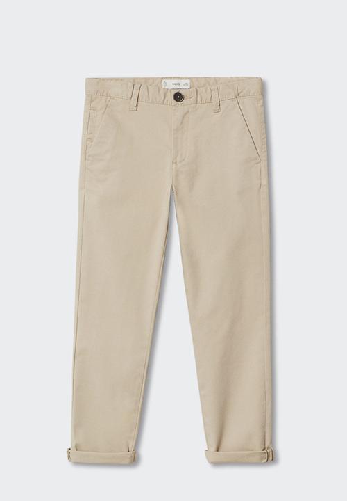 MANGO - Trousers piccolo - beige