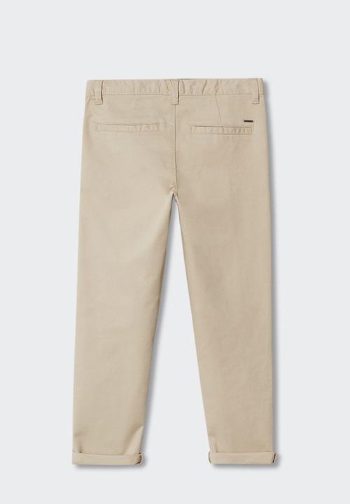 MANGO - Trousers piccolo - beige