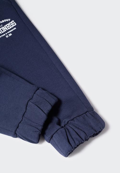 MANGO - Trousers valley - navy