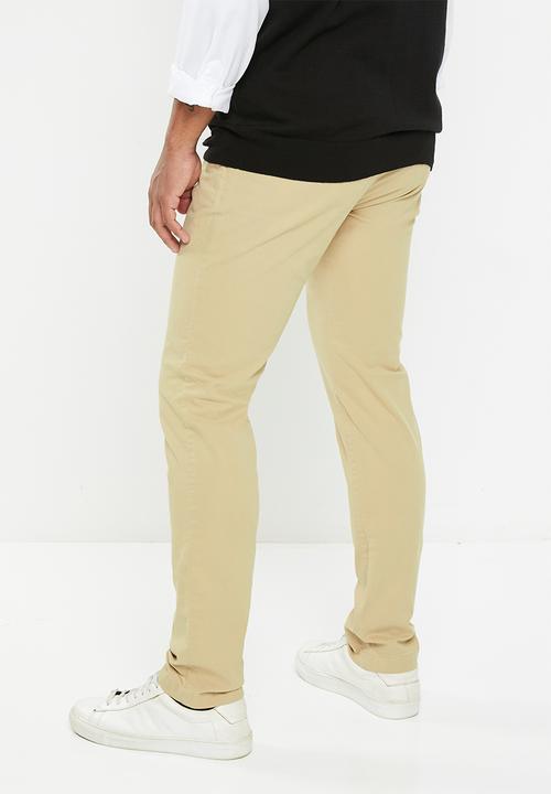Lyle & Scott - Straight fit chino - stone