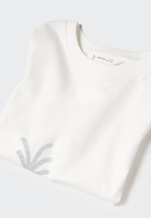 MANGO - T-Shirt ballena - white