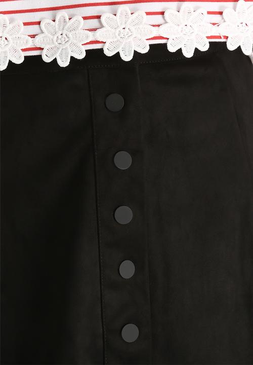 Glamorous - Button A Line Skirt
