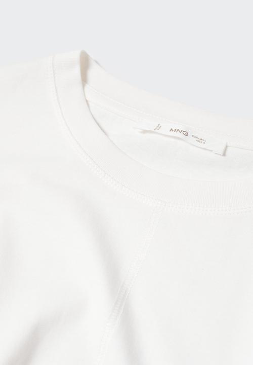 MANGO - T-Shirt basict - white