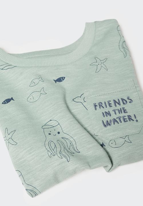 MANGO - T-Shirt agua - turquoise