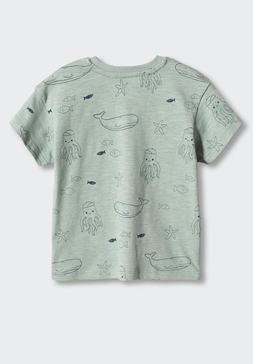 MANGO - T-Shirt agua - turquoise